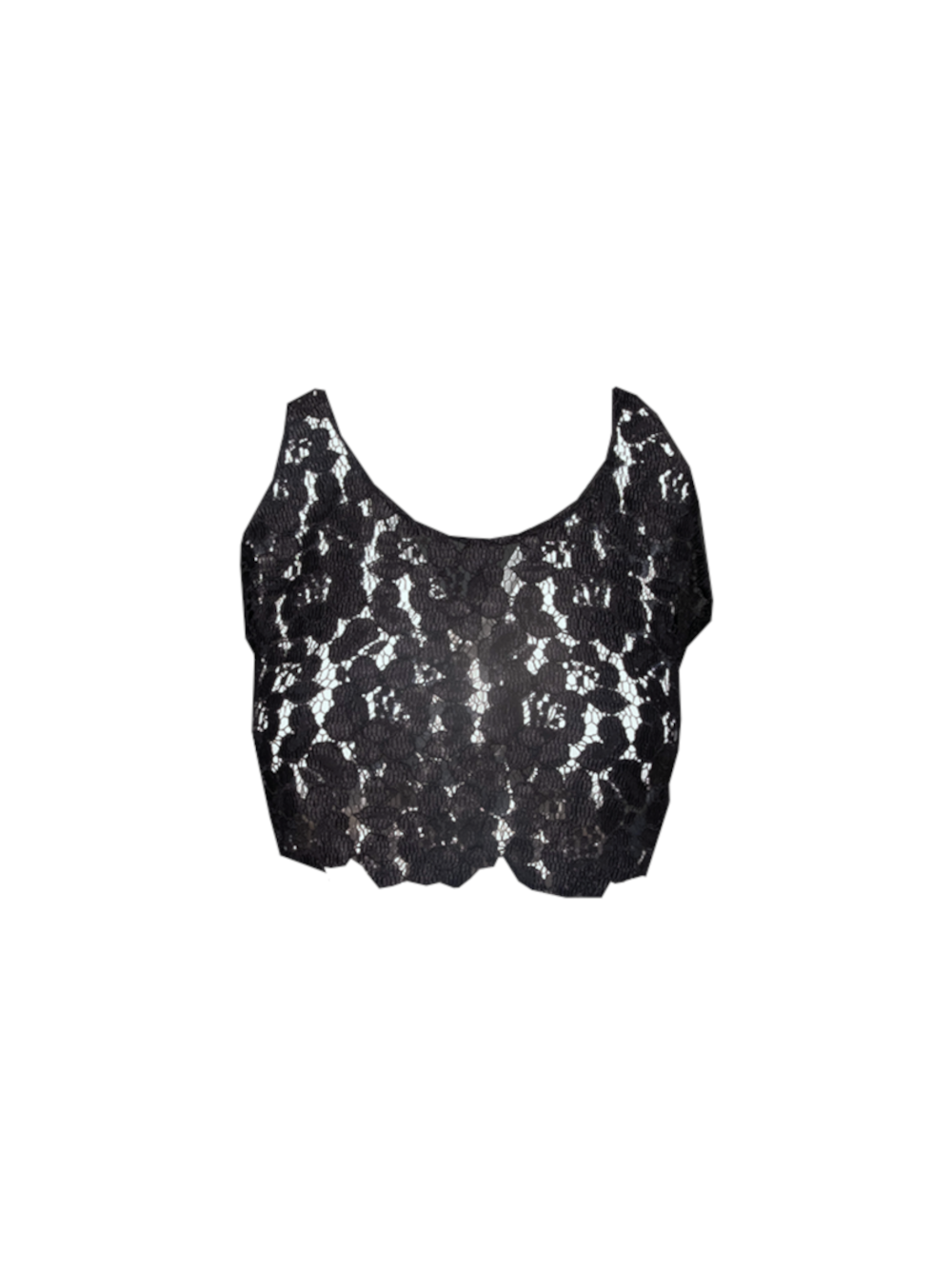 BELLA - top in lace black