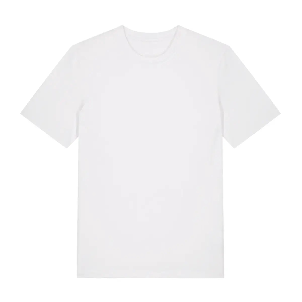 T-shirt Portofino bianca di Alessandra Gallo in cotone biologico con stampa verde - vista frontale - Cabina 42 Collection