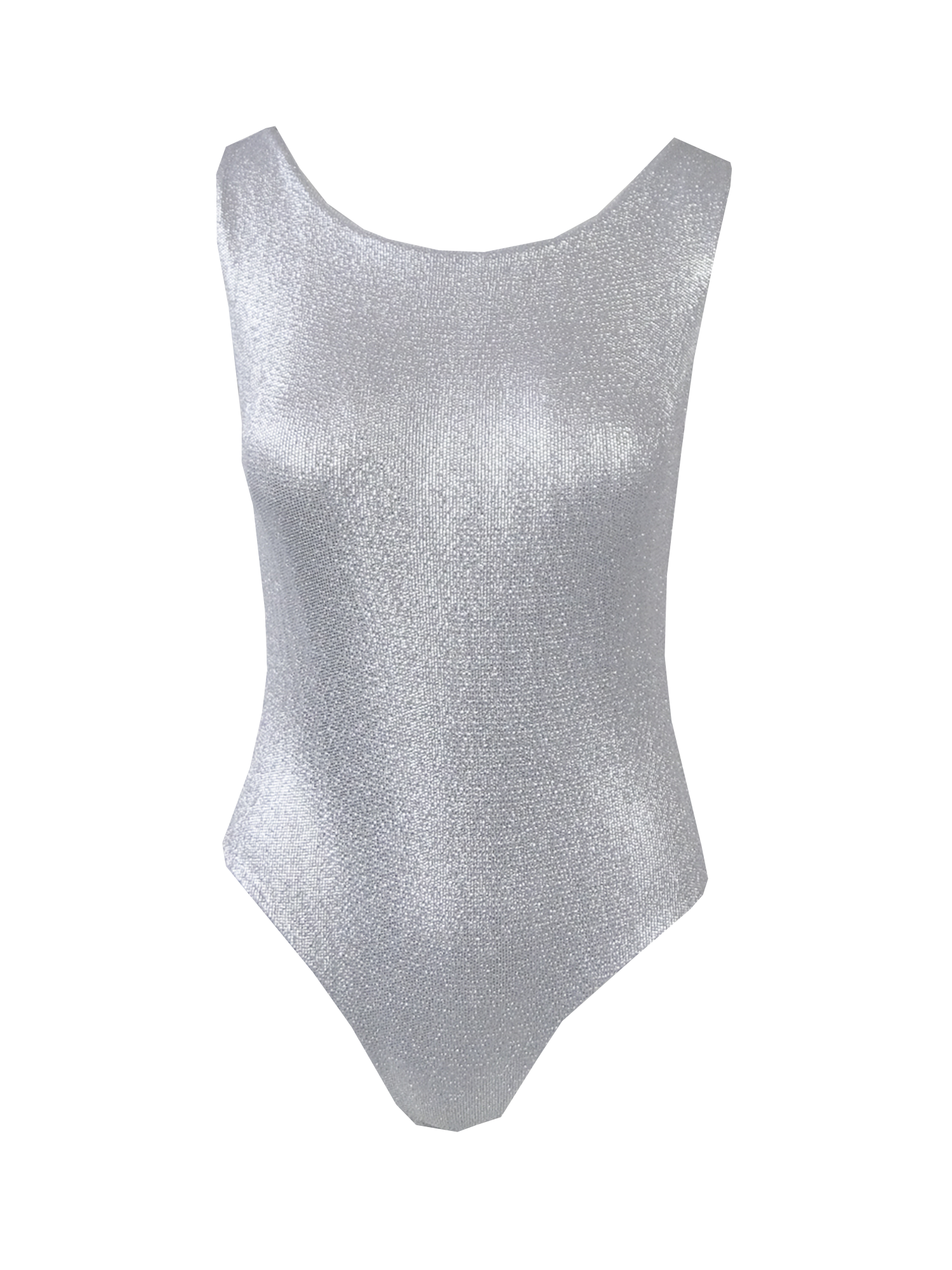 ILENIA - body in silver lurex