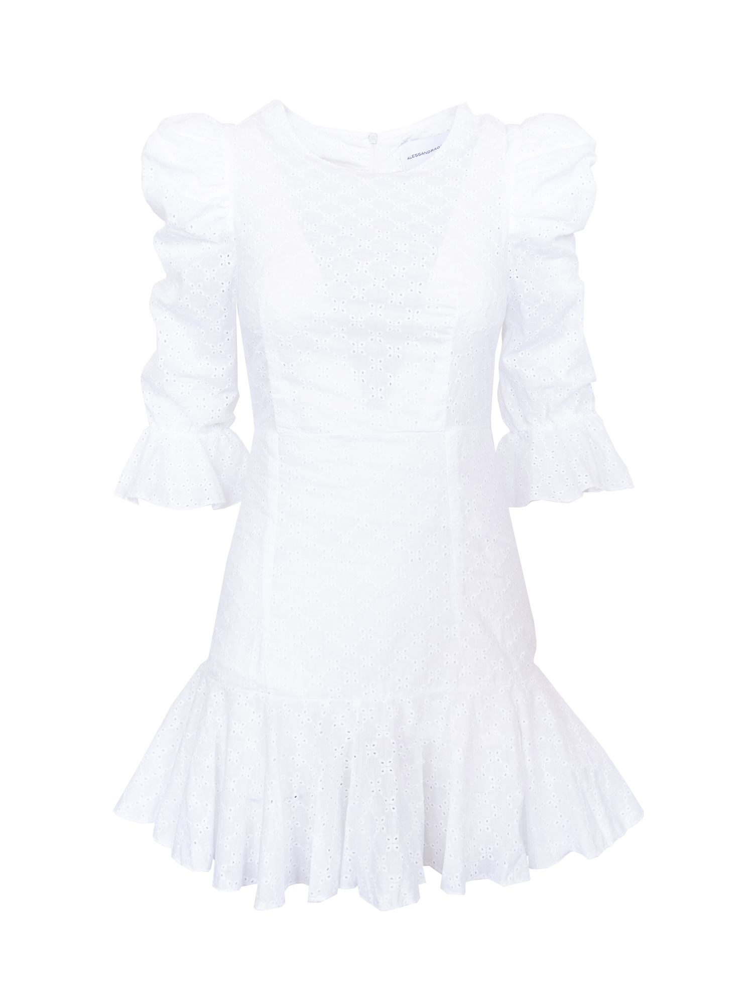ANDREA - short sangallo dress