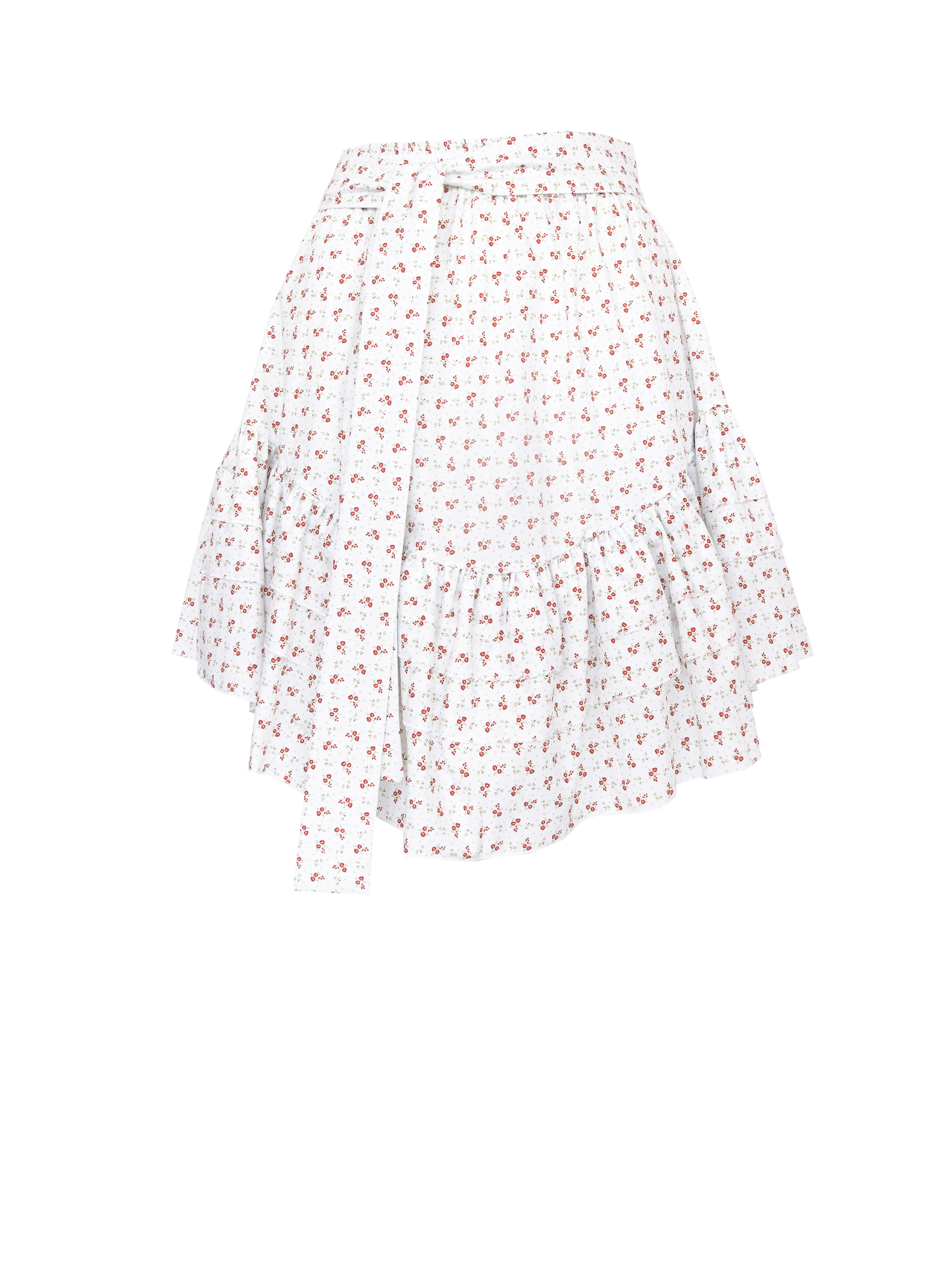 MARGHERITA - Sigurtà cotton patterned skirt