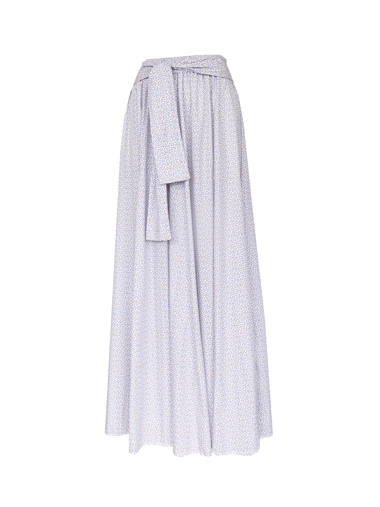 FIORDALISA - long cotton skirt in Nets pattern
