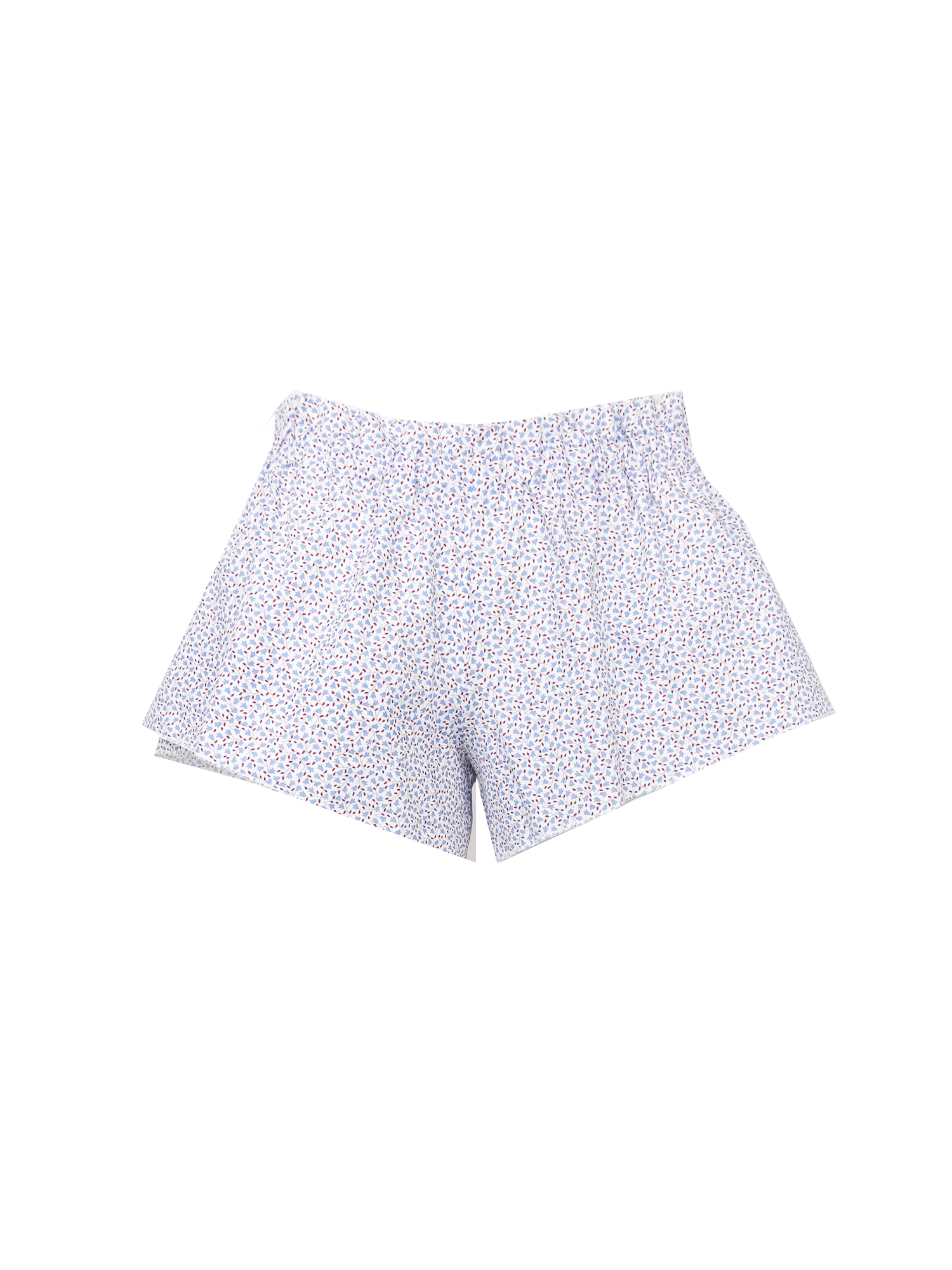AMARANTA - cotton shorts in Nets print