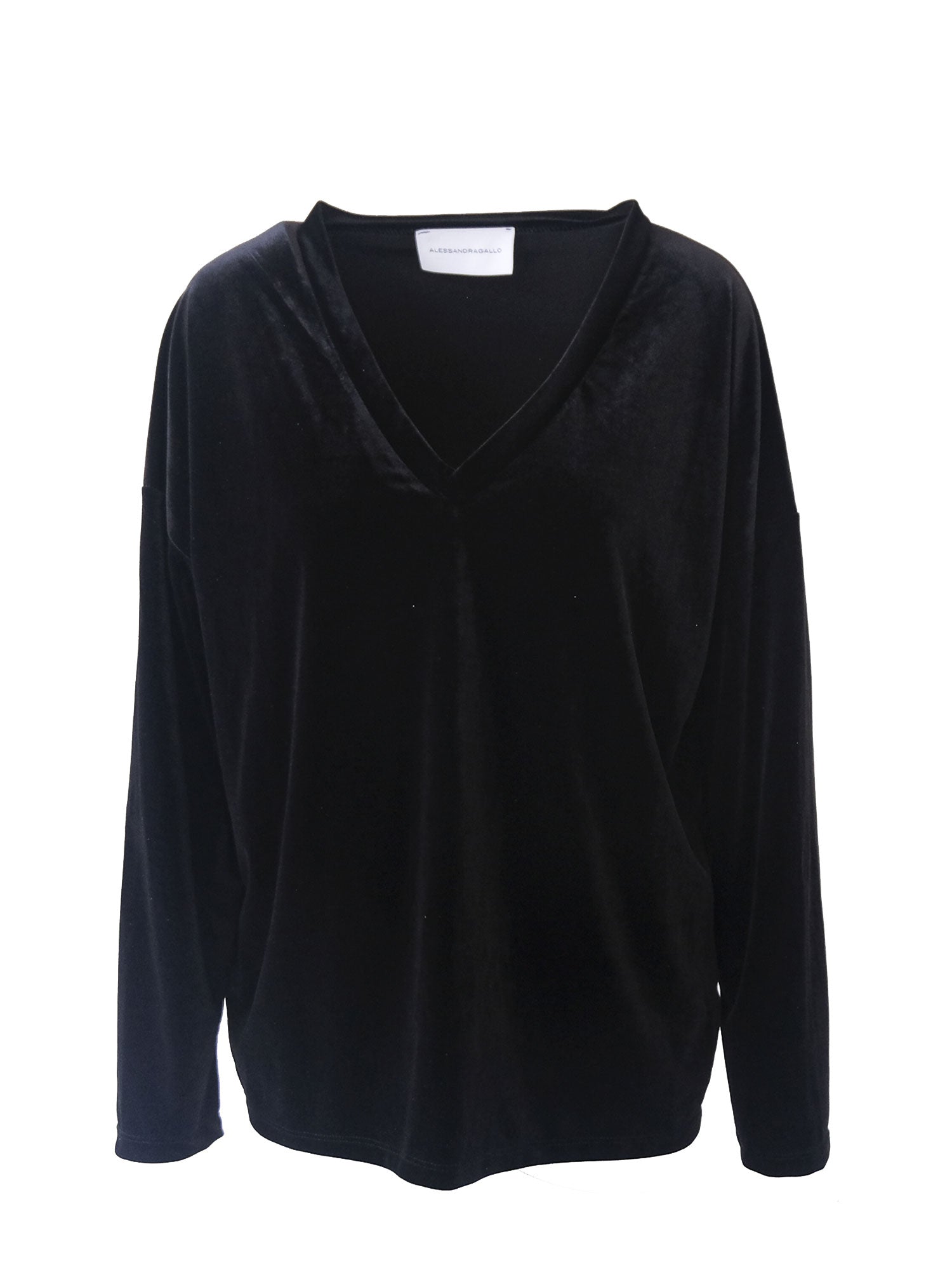 EVA - black chenille sweatshirt