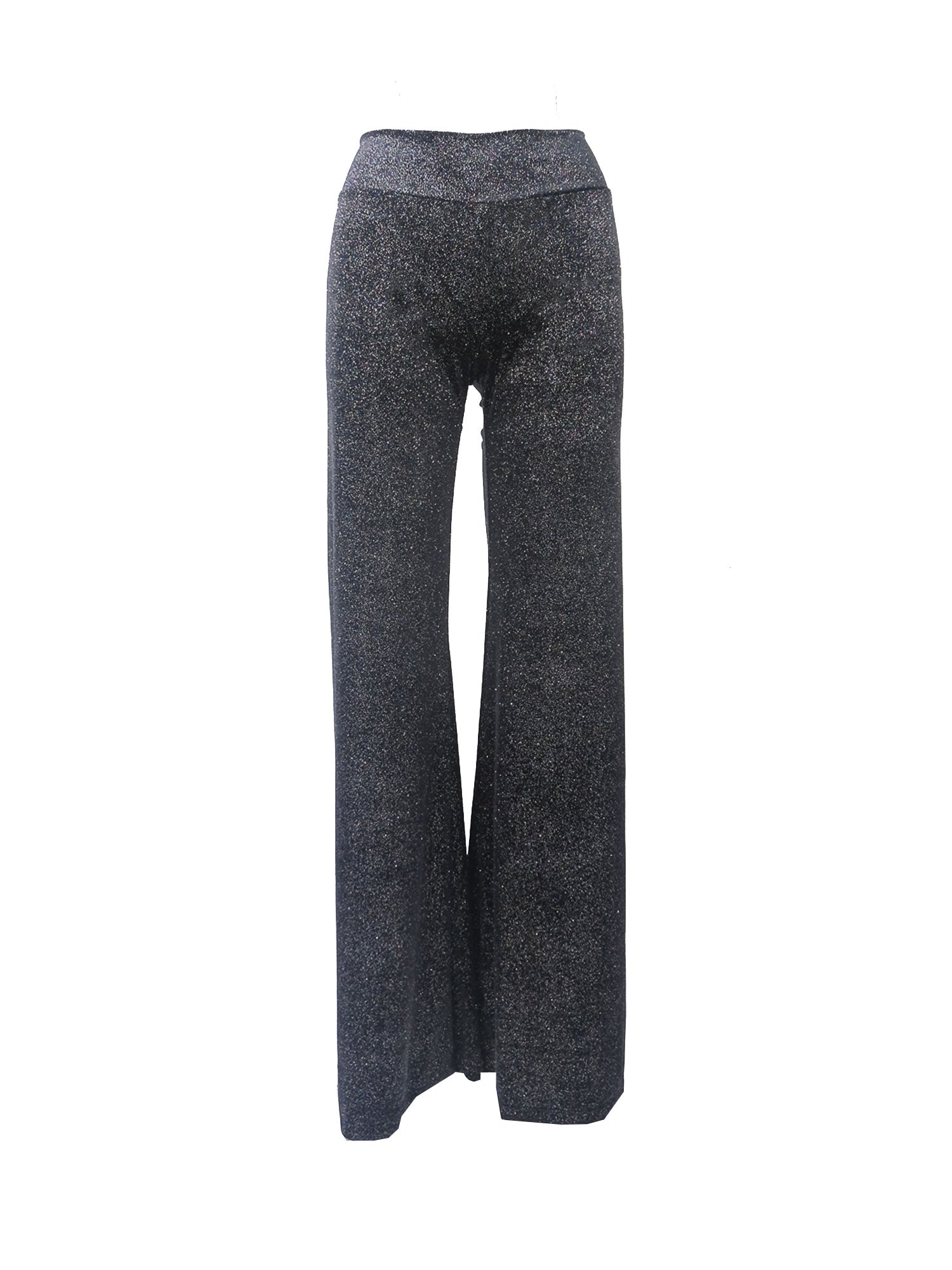 MIMI - trousers sparkling black chenille