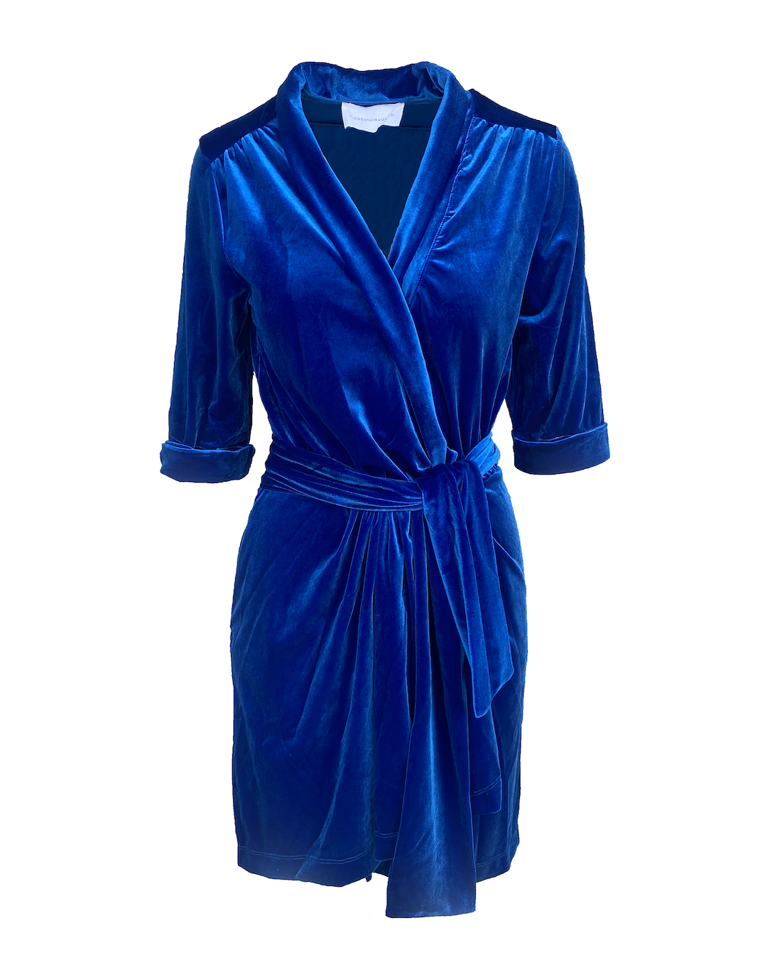 GINEVRA MINI - short bluette chenille dress