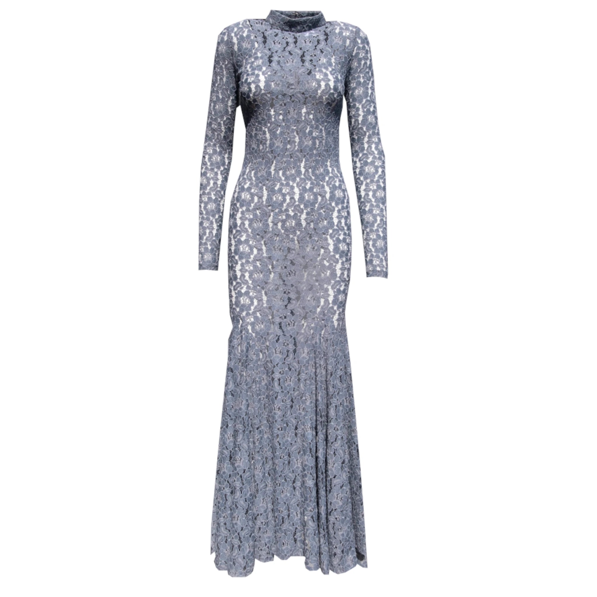 ALANA - mermaid-style long dress in lace, available in multiple color variants