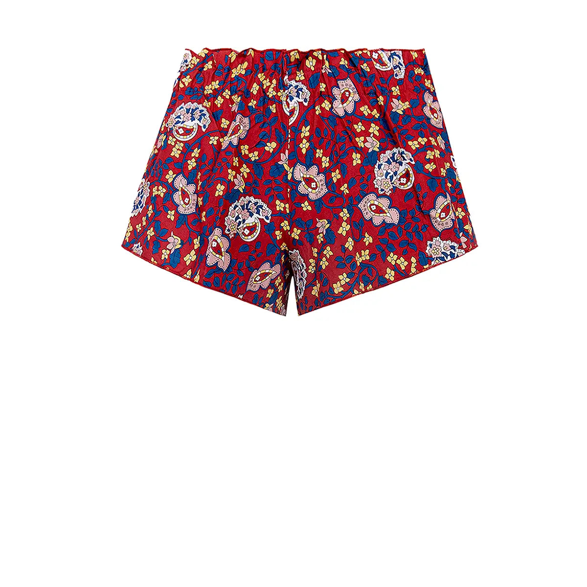 AMARANTA, pantaloncini in cotone Red Obsession.