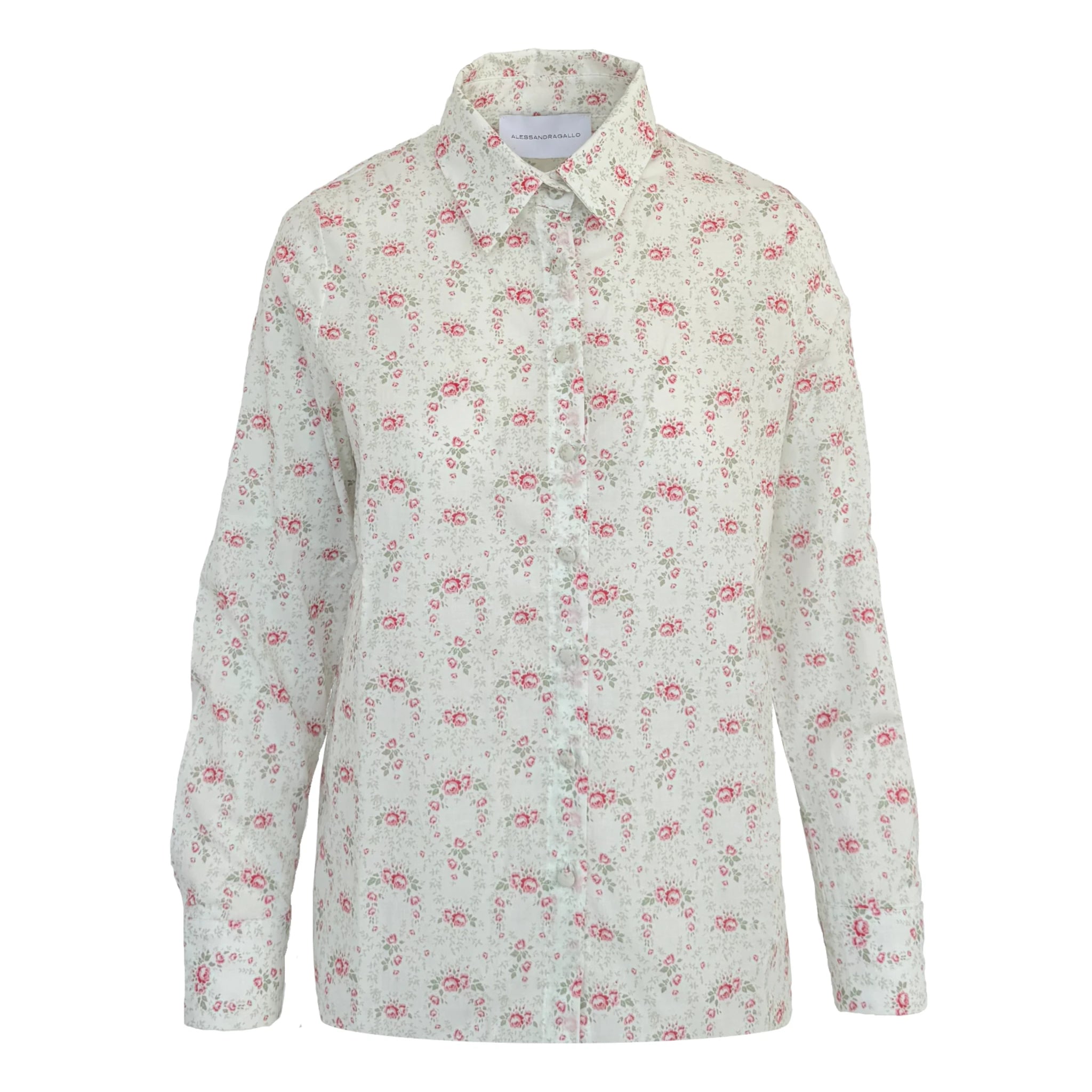 Camicia PEONIA fantasia Sanssouci - camicia floreale Made in Italy Printemps Collection"