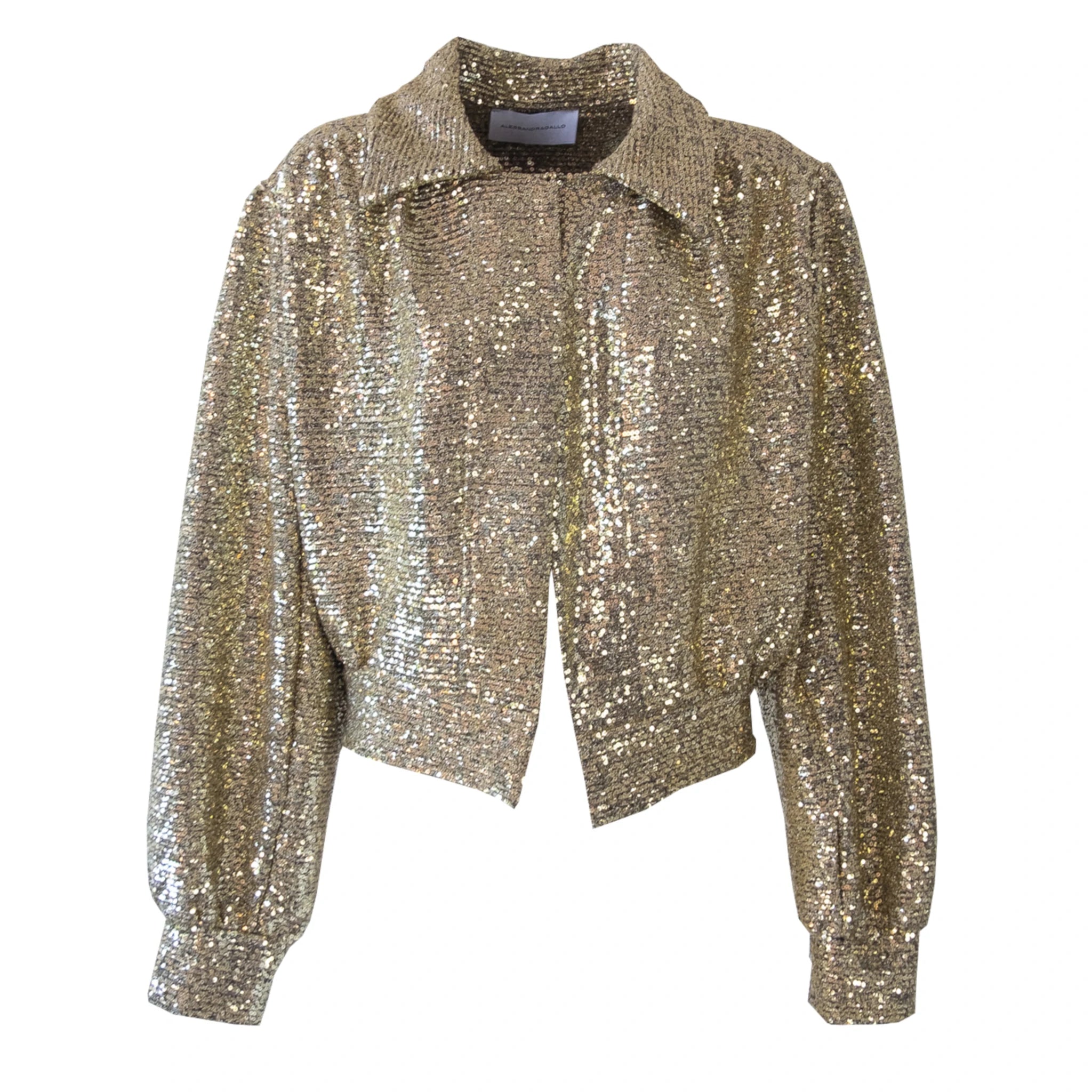 DAFNE -  gold sequin bomber jacket