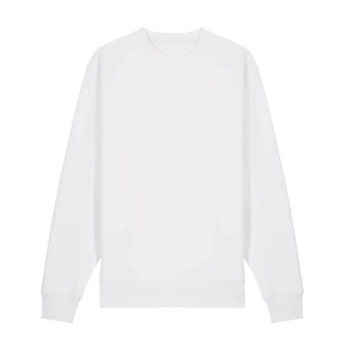 Felpa Santa Margherita Ligure di Alessandra Gallo in cotone biologico bianca con stampa verde con girocollo e maniche lunghe - vista frontale - Cabina 42 Collection 