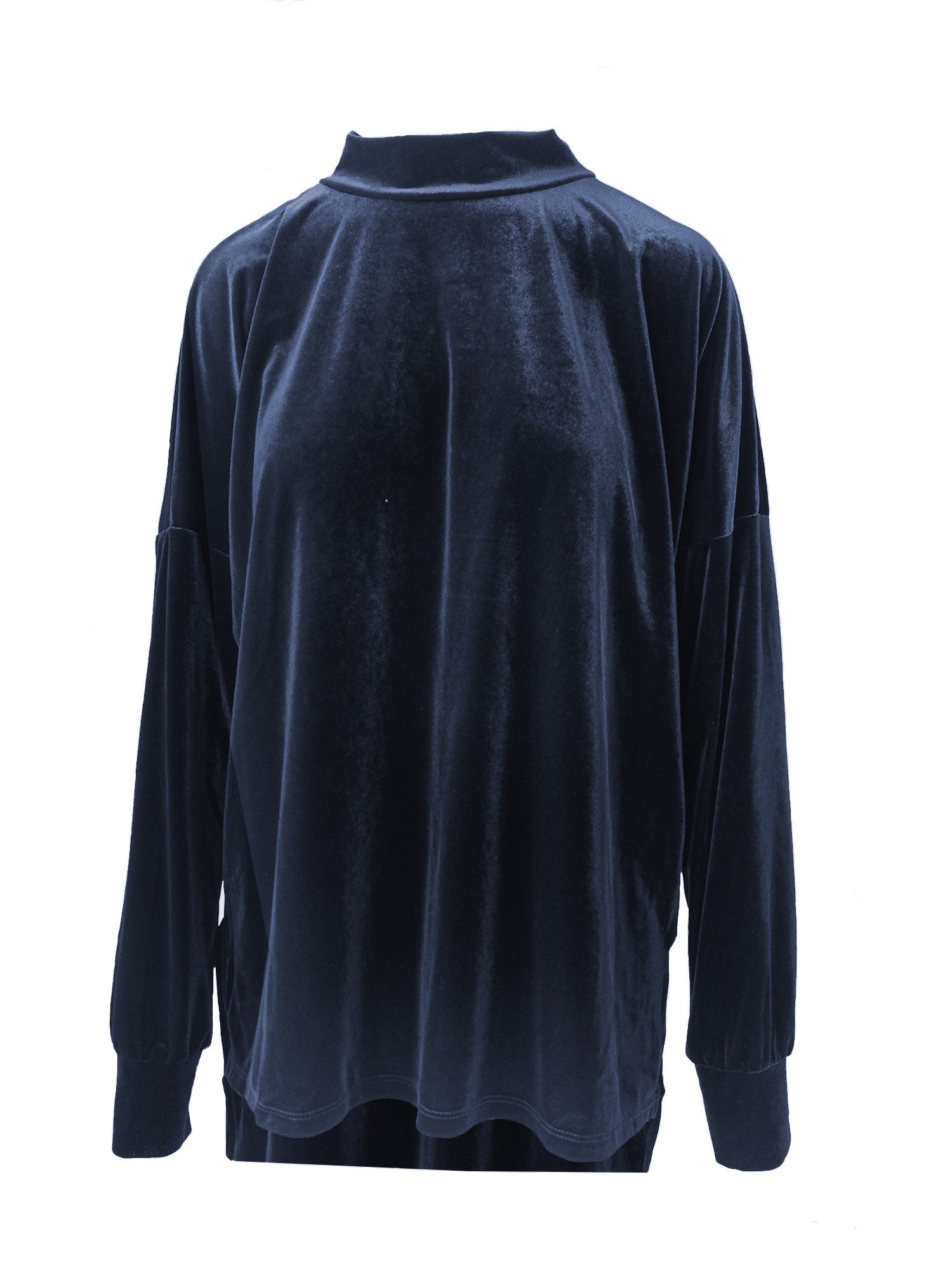FLORENCE - blue chenille sweatshirt