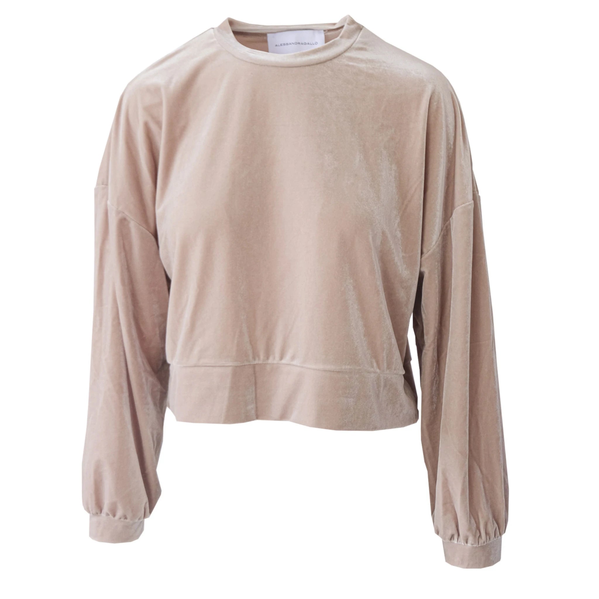 IOLE - beige chenille sweatshirt