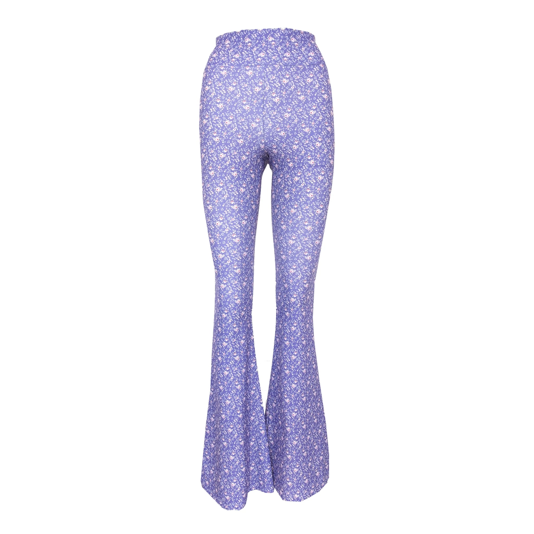 LOLA pantaloni a zampa in lycra Versailles - eleganti pantaloni Made in Italy Stretch Collection