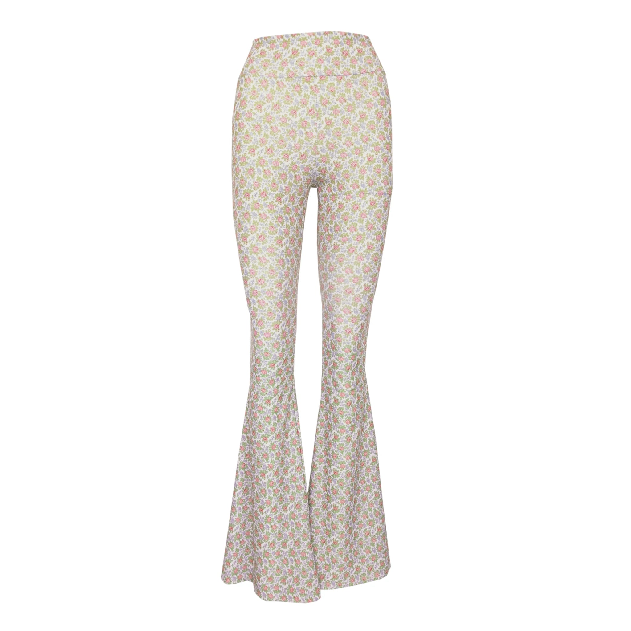 LOLA pantaloni a zampa in lycra Ephrussi - eleganti pantaloni Made in Italy Stretch Collection