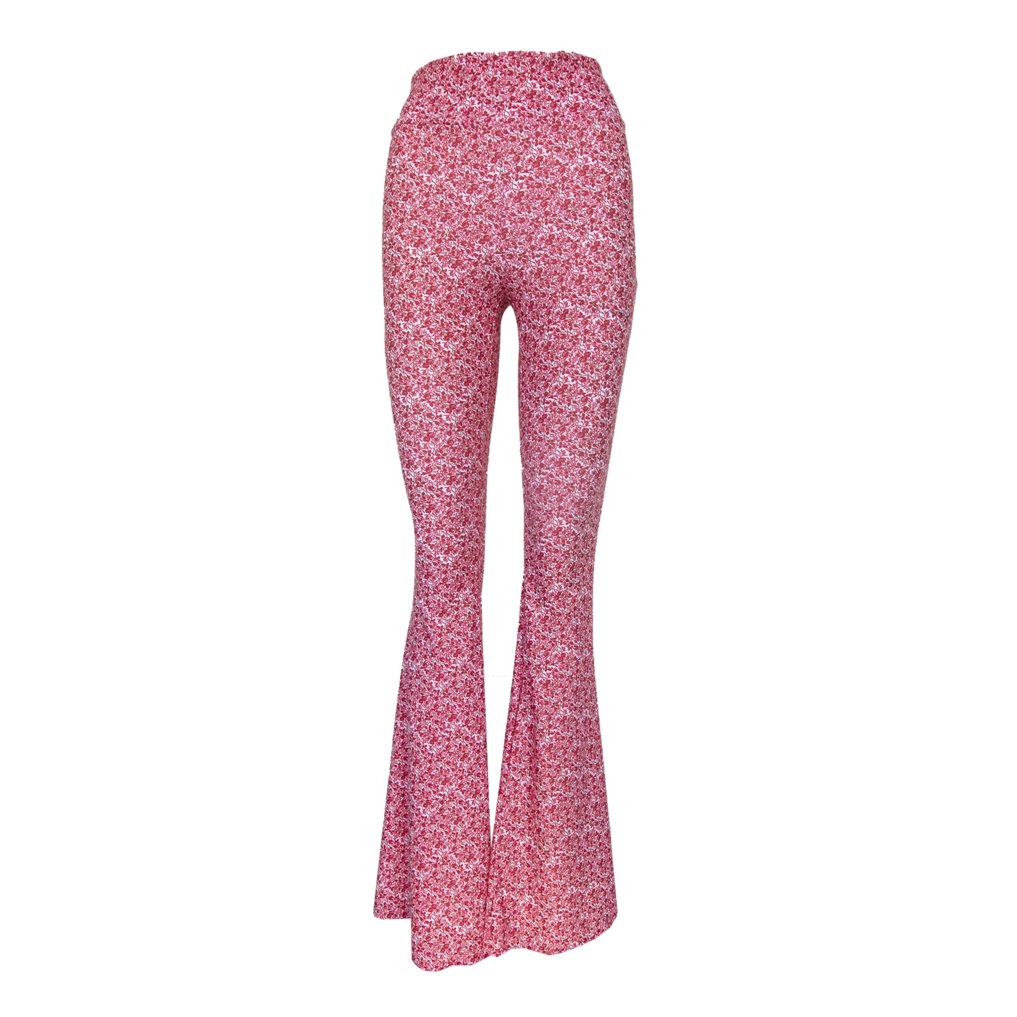 LOLA pantaloni a zampa in lycra Mirabell - eleganti pantaloni Made in Italy Stretch Collection