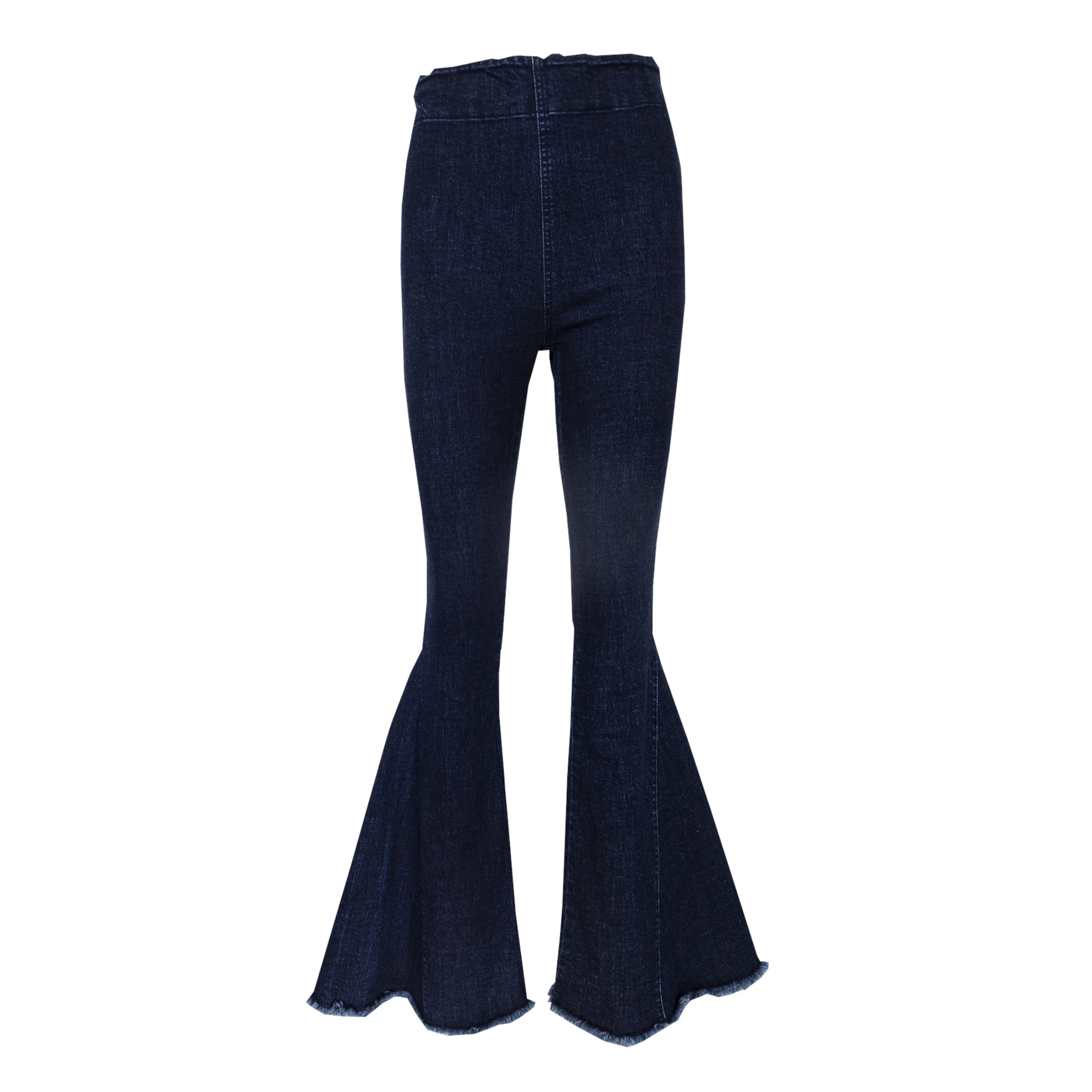 Pantalone LOLISSIMA zampa jeans scuro - jeans elegante Made in Italy Printemps Collection