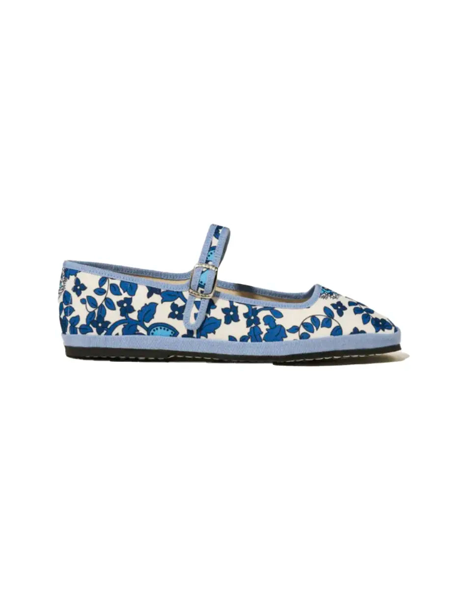 Mary Jane Blue Obsession Donna, Alessandra Gallo × Toujours Milano, vista laterale.