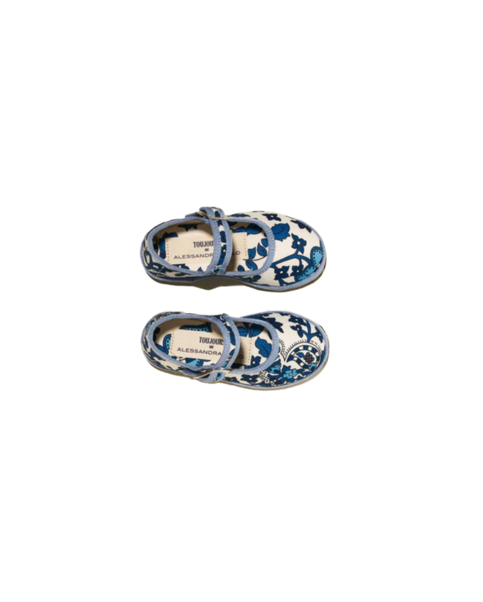 Mary Jane Blue Obsession Bambina – Alessandra Gallo × Toujours Milano