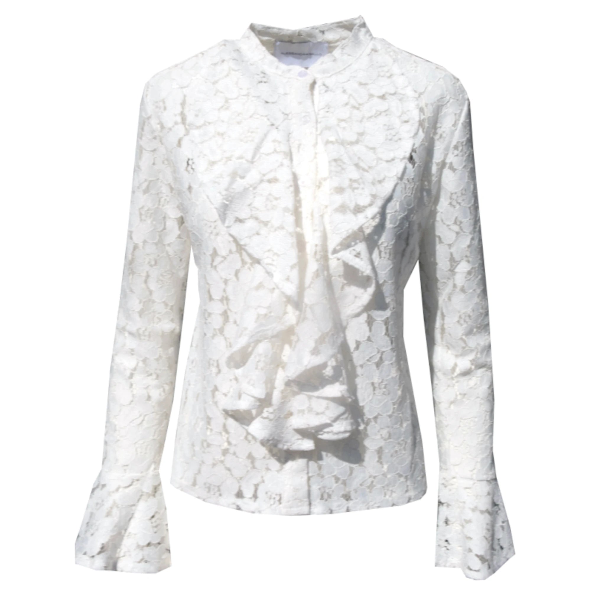 Camicia SOFIA pizzo bianco - vista frontale The Dreamy Collection