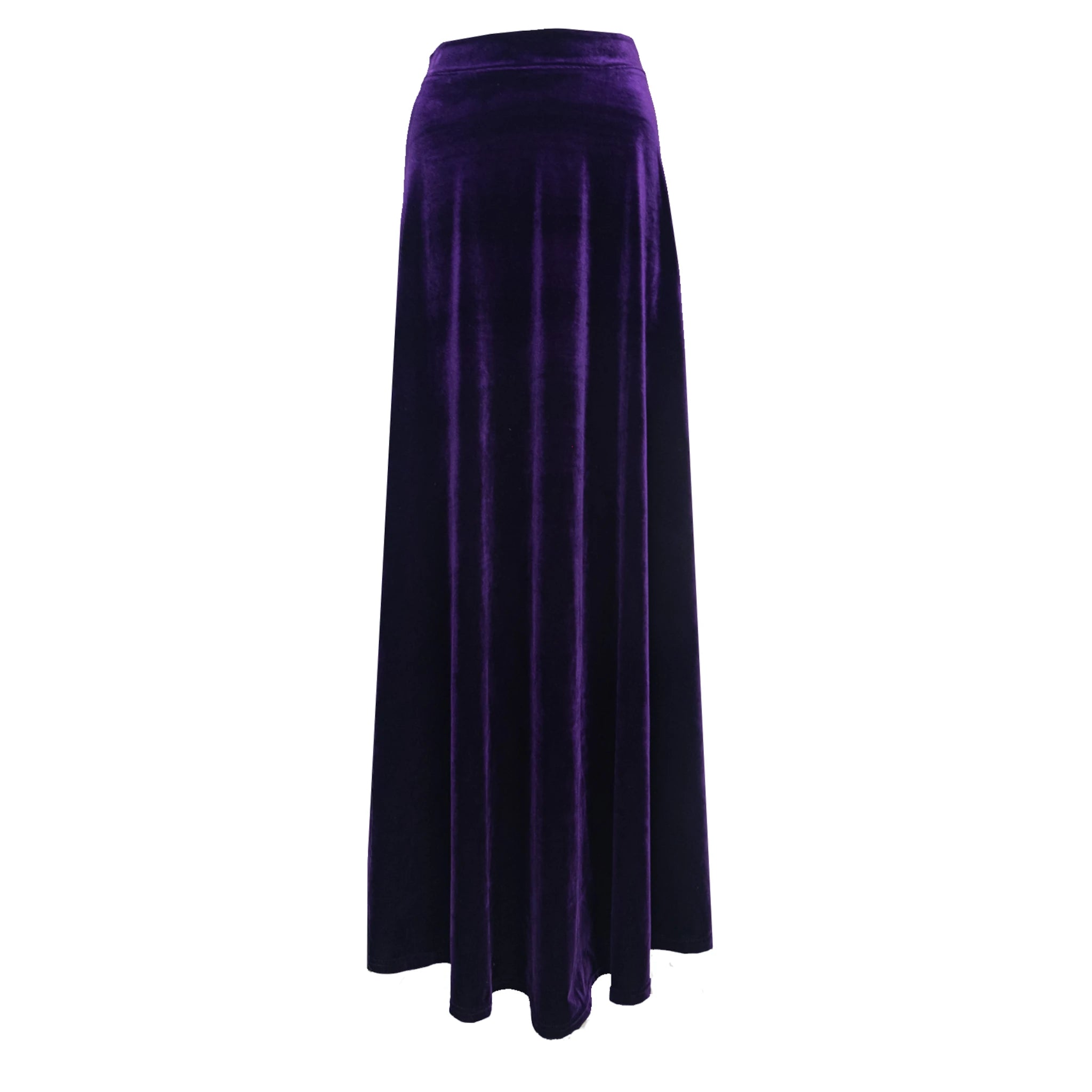 TOSCA - long chenille purple maxi skirt 