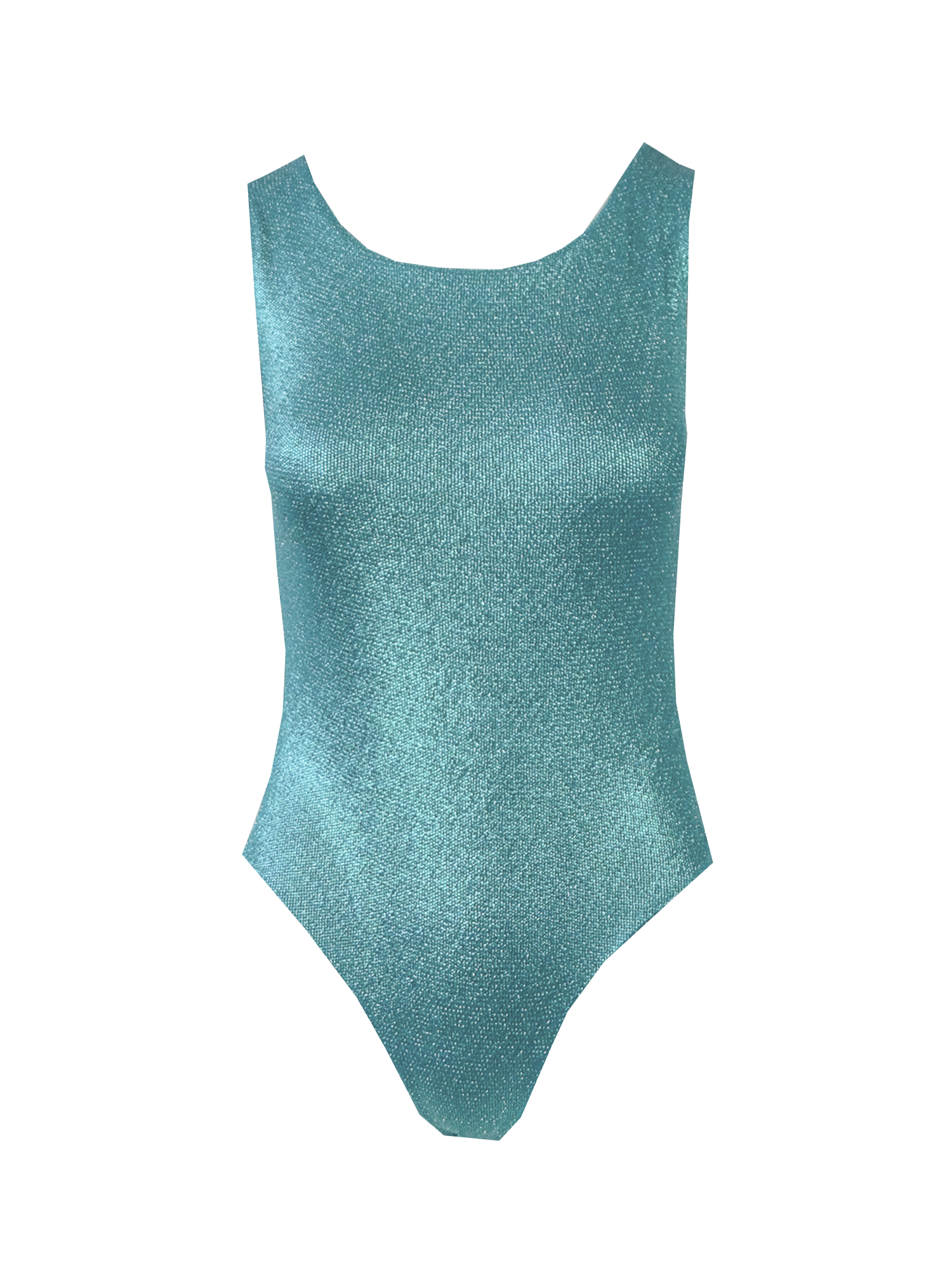 ILENIA - green lurex bodysuit
