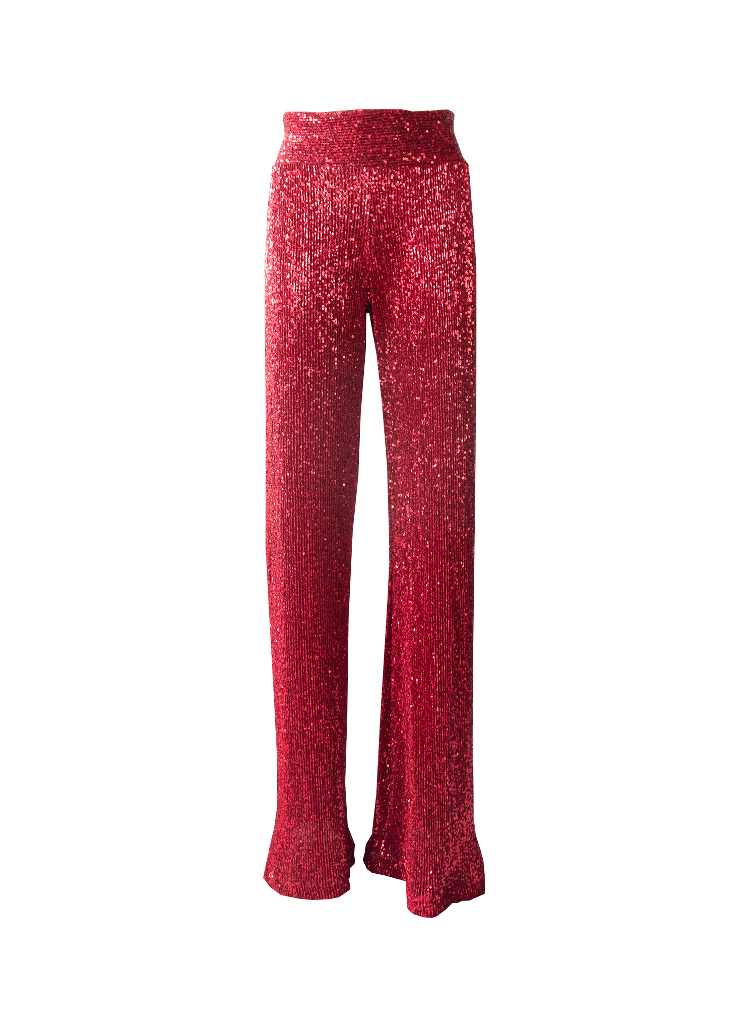 MIMI - red sequin palazzo pants