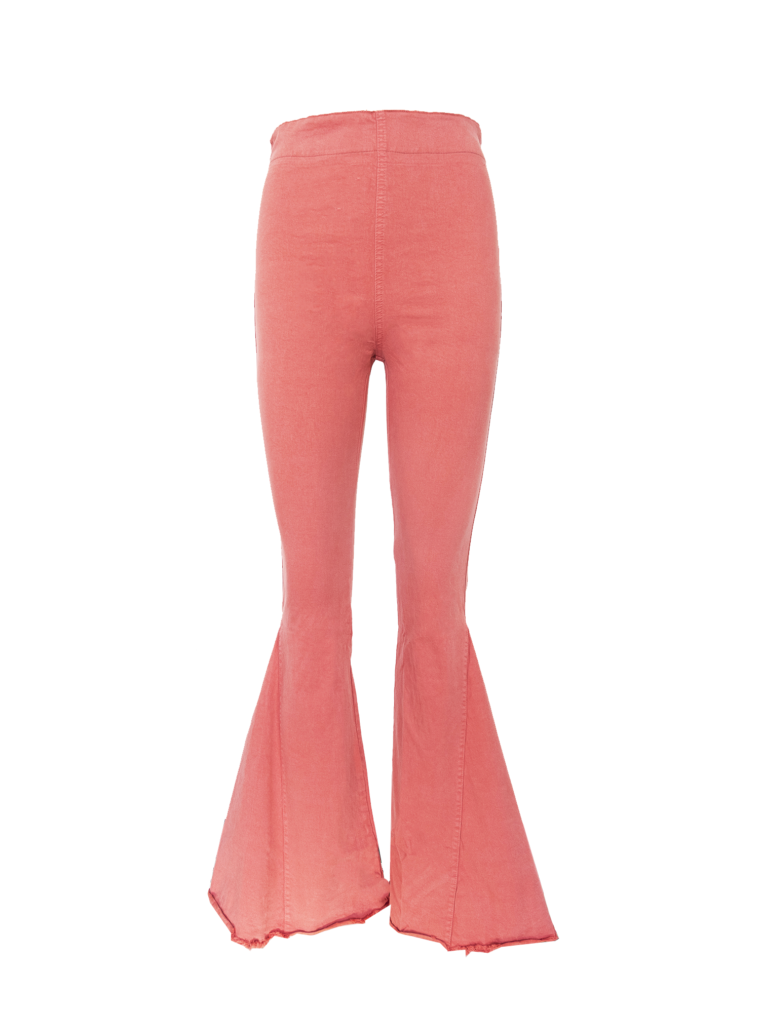 LOLISSIMA - flared trousers in brick red cotton