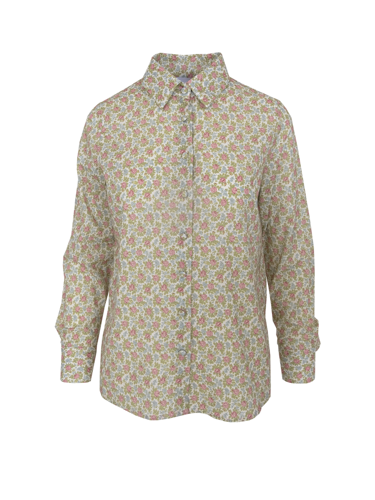 PEONIA - blouse in cotton Ephrussi print