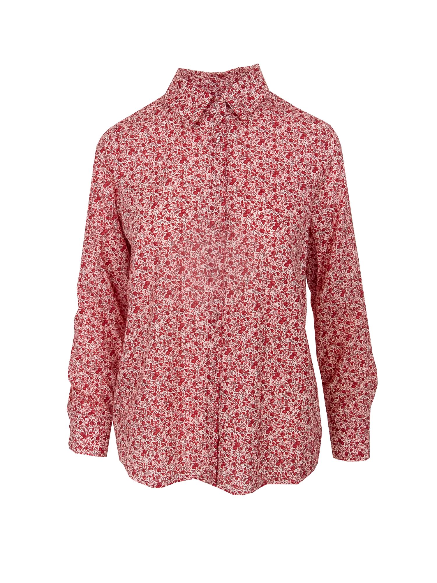 PEONIA - cotton voile Mirabel pattern shirt