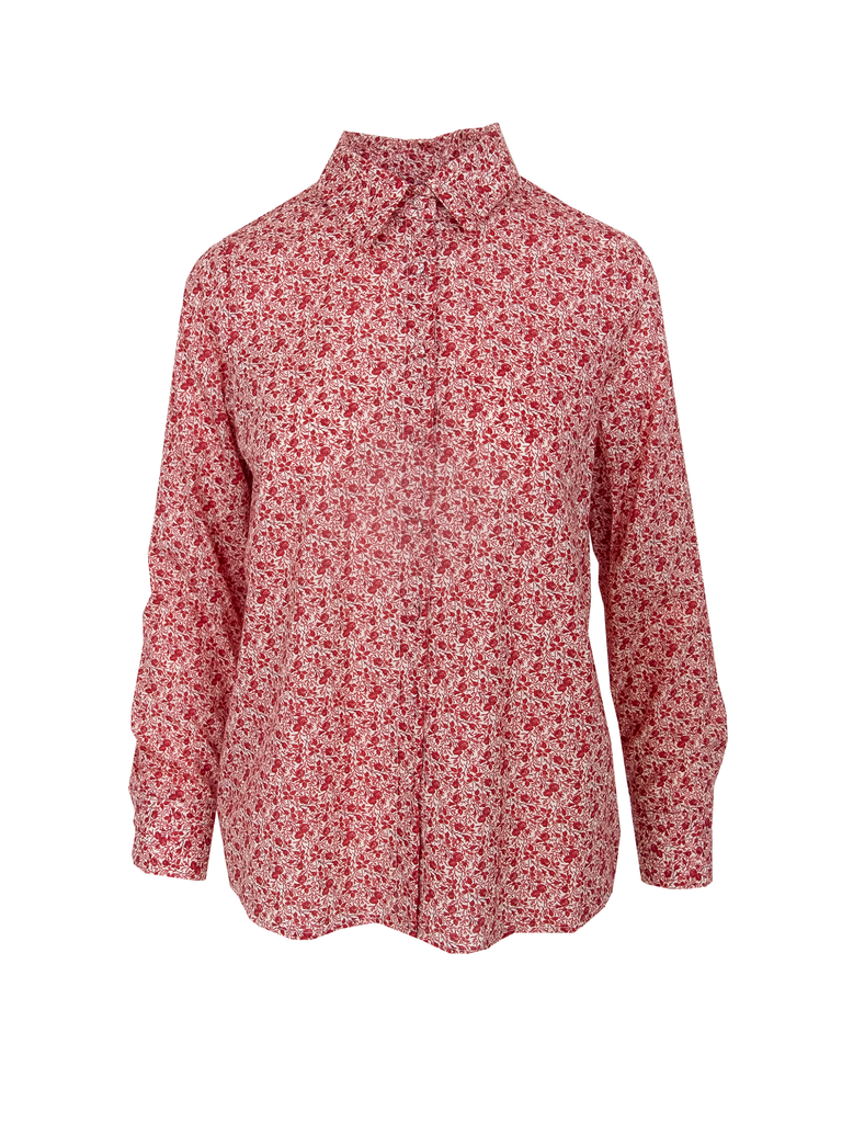 PEONIA - blouse in cotton Mirabel print