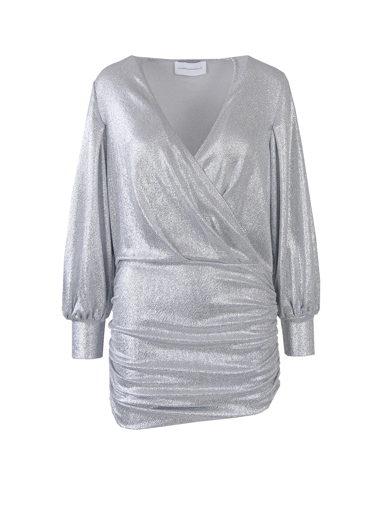 Silver lurex outlet dress