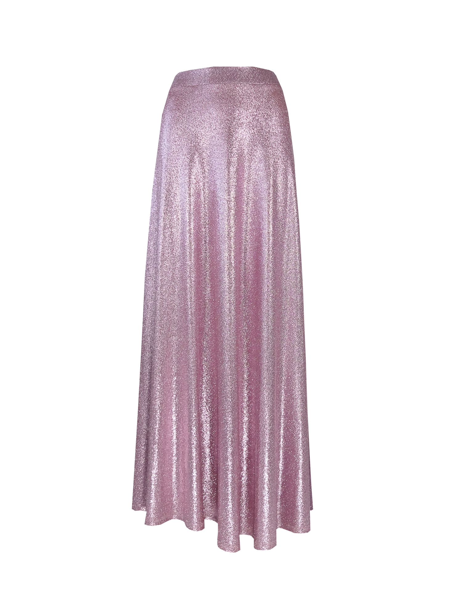 TOSCA - pink lurex long skirt