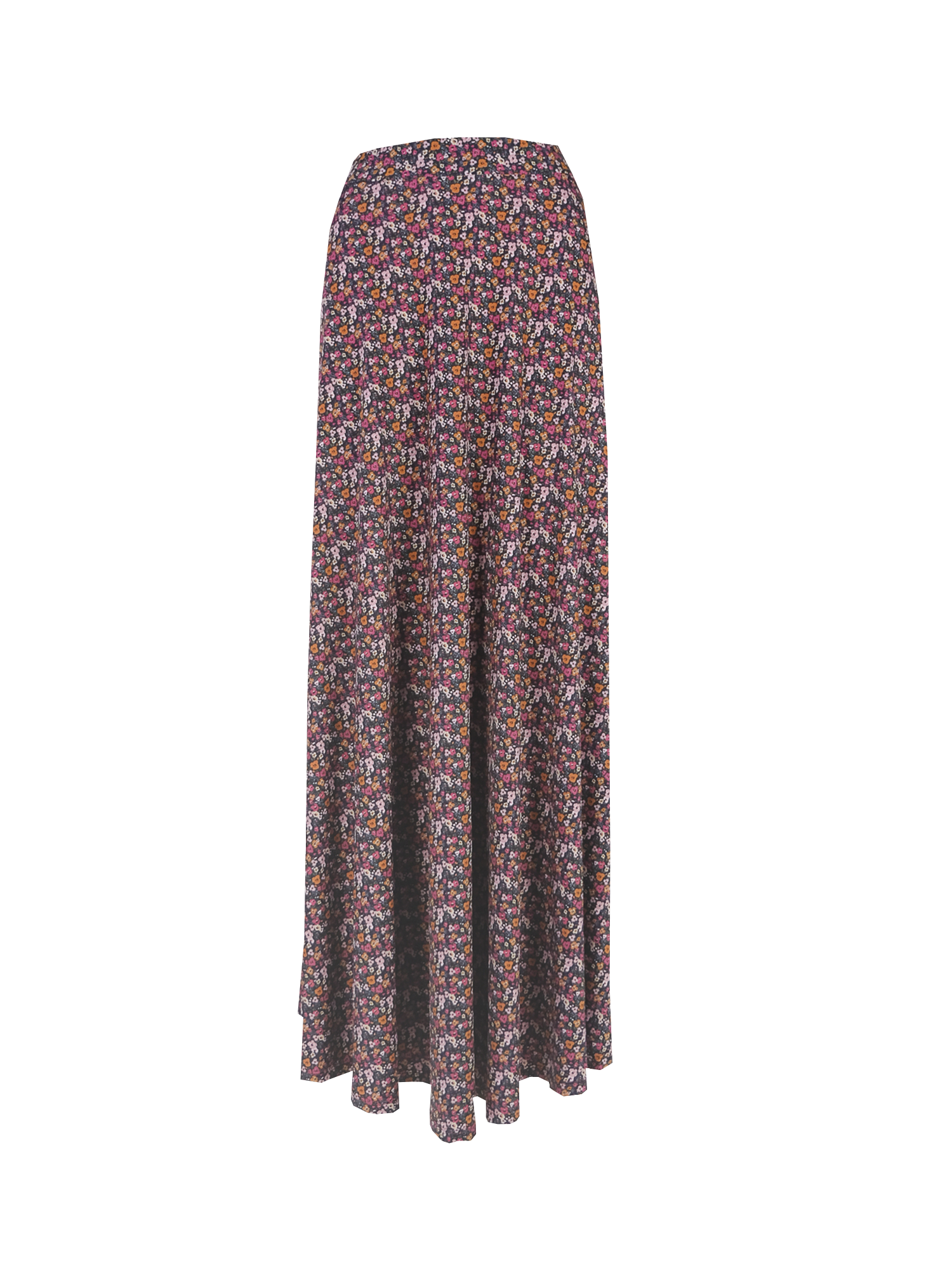 TOSCA - Wild Flower print lycra long skirt