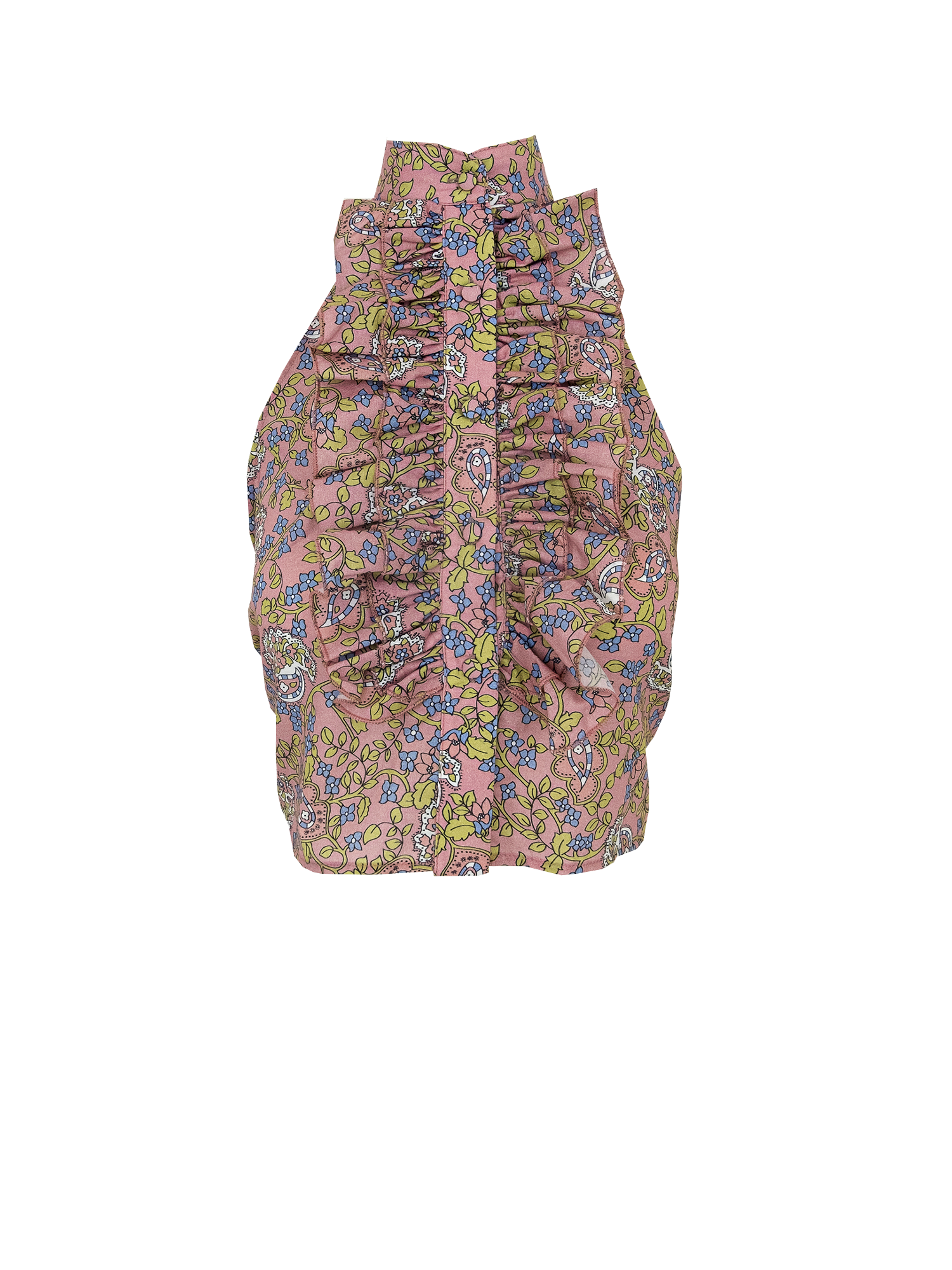 ORCHIDEA - Butchart patterned cotton top