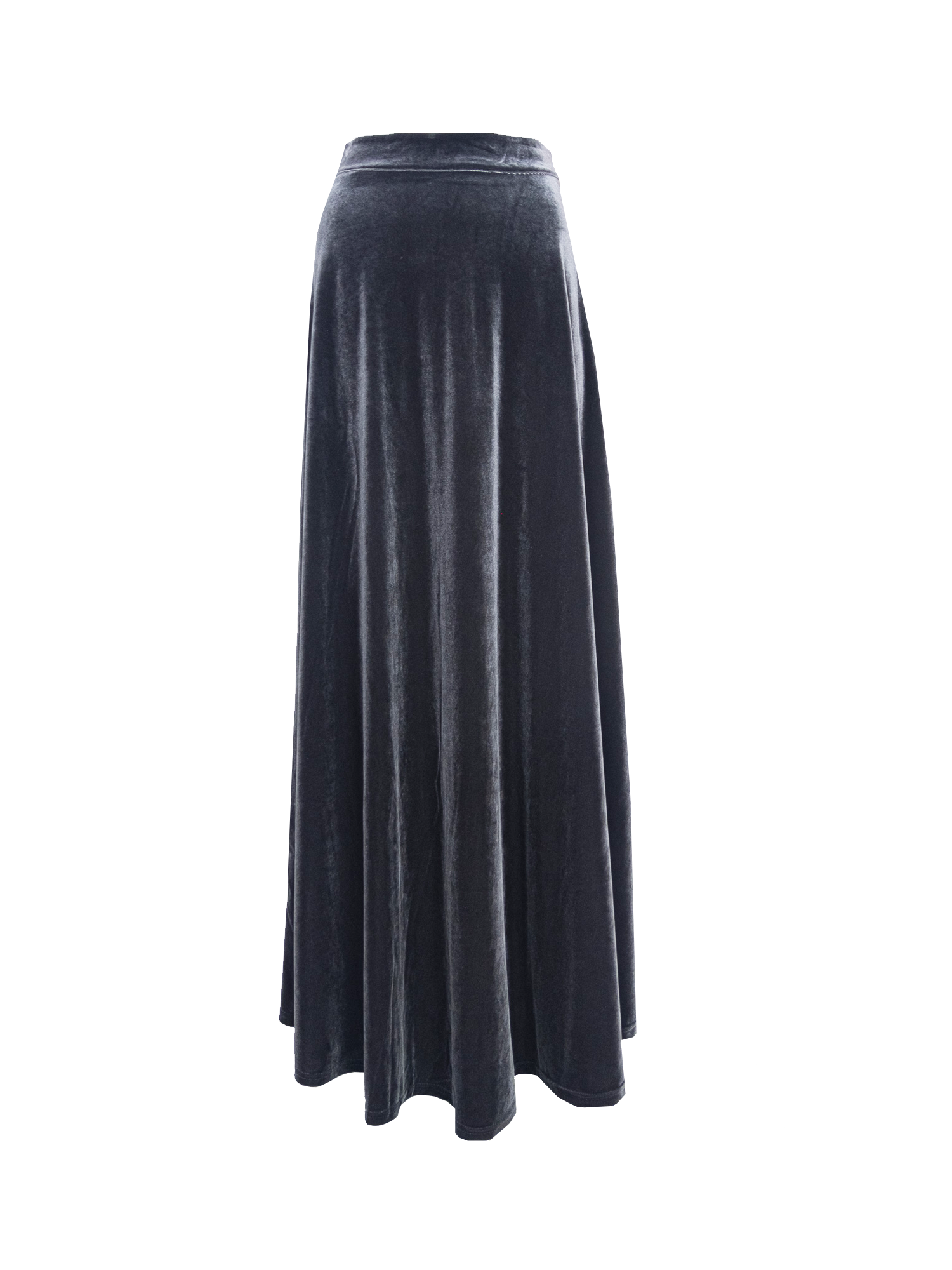 TOSCA - long skirt in grey chenille