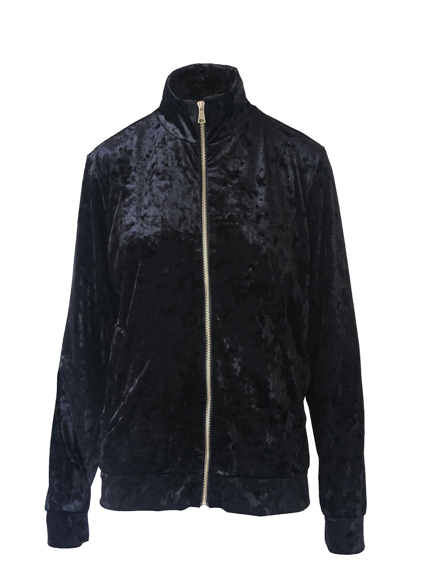 REINE - black hammered chenille jacket