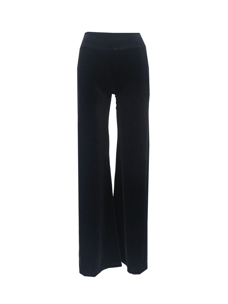 MIMI - trousers in black chenille