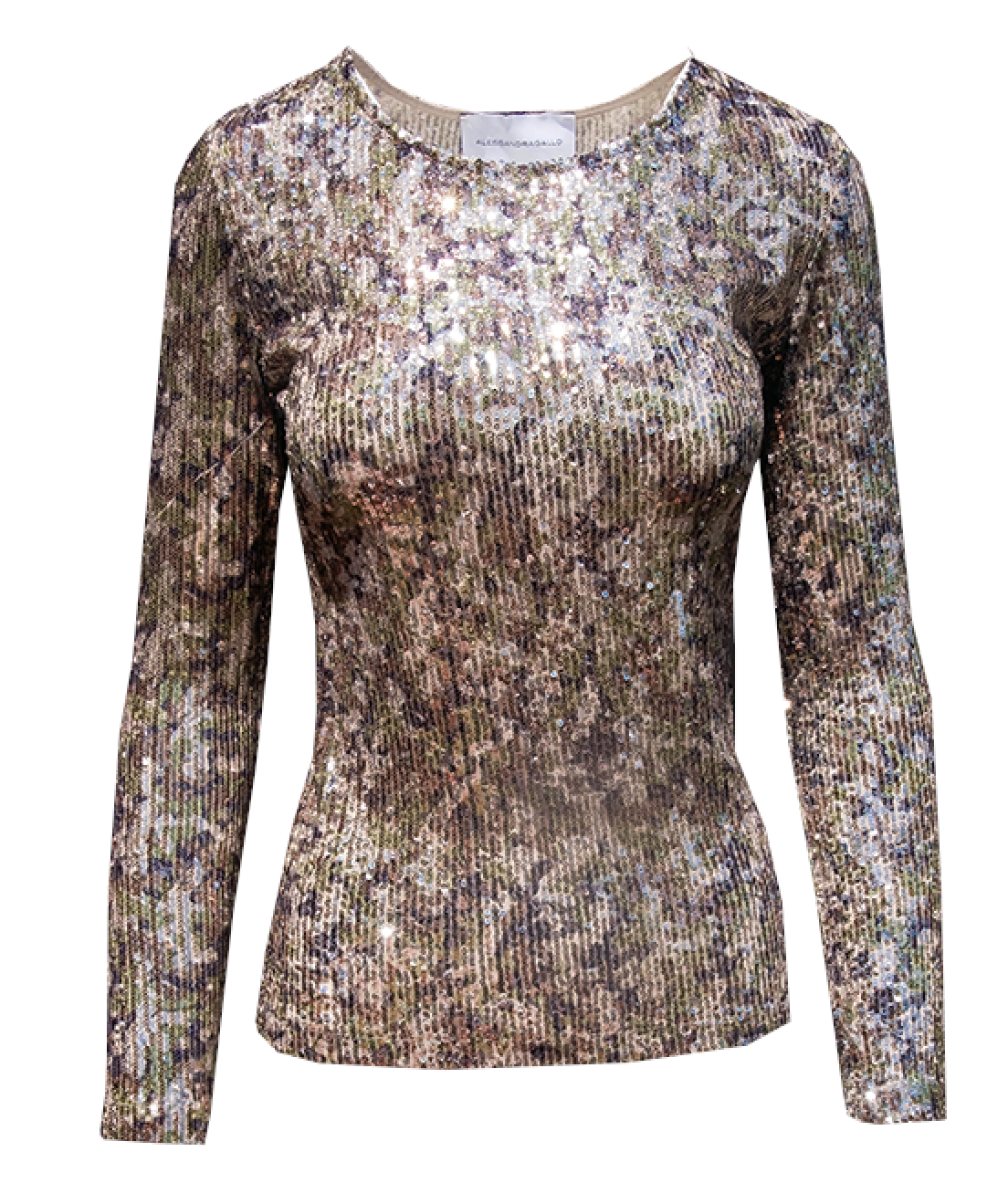 VIOLET - camouflage sequin sweater