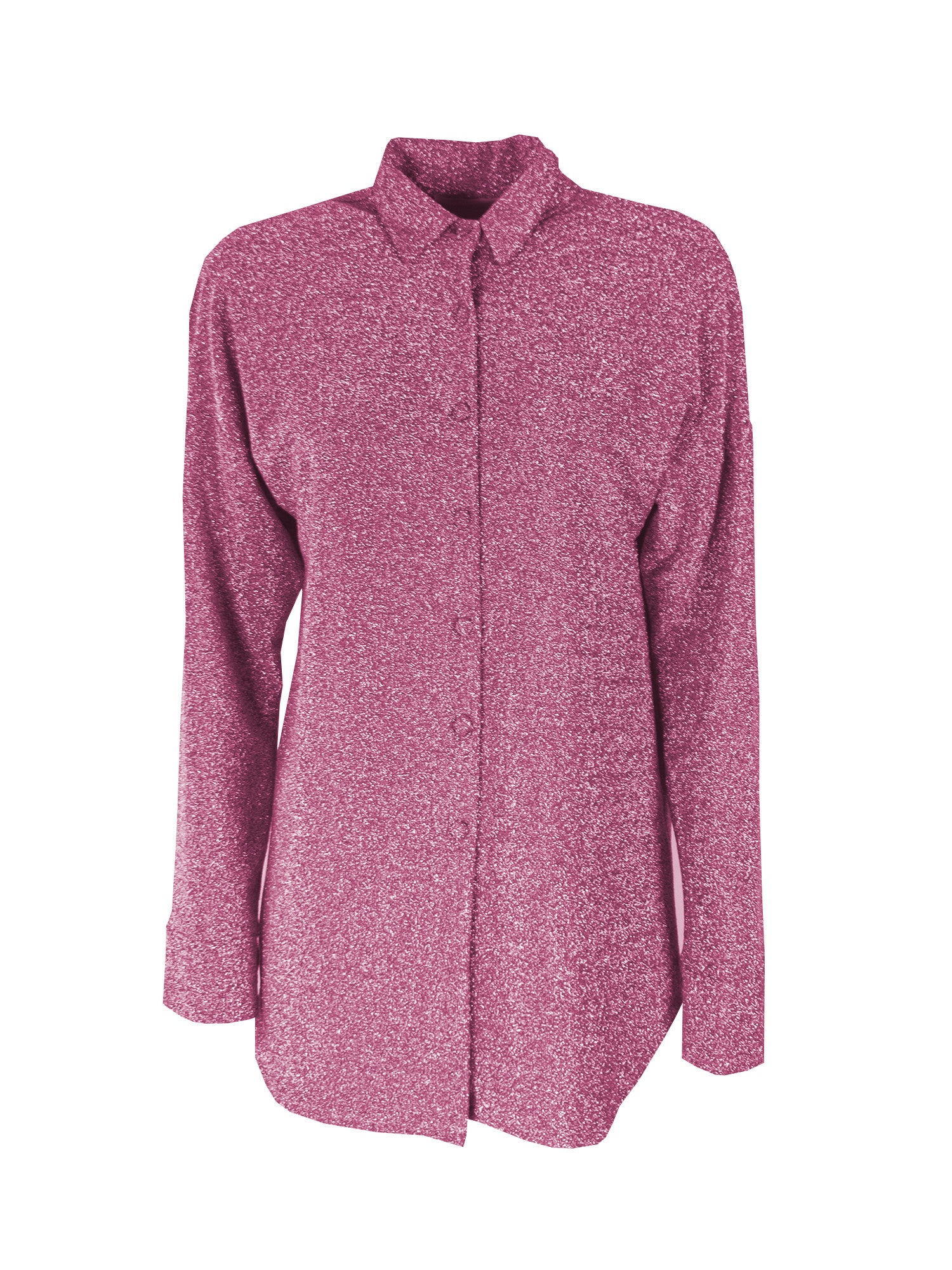 CELESTE - pink lurex shirt