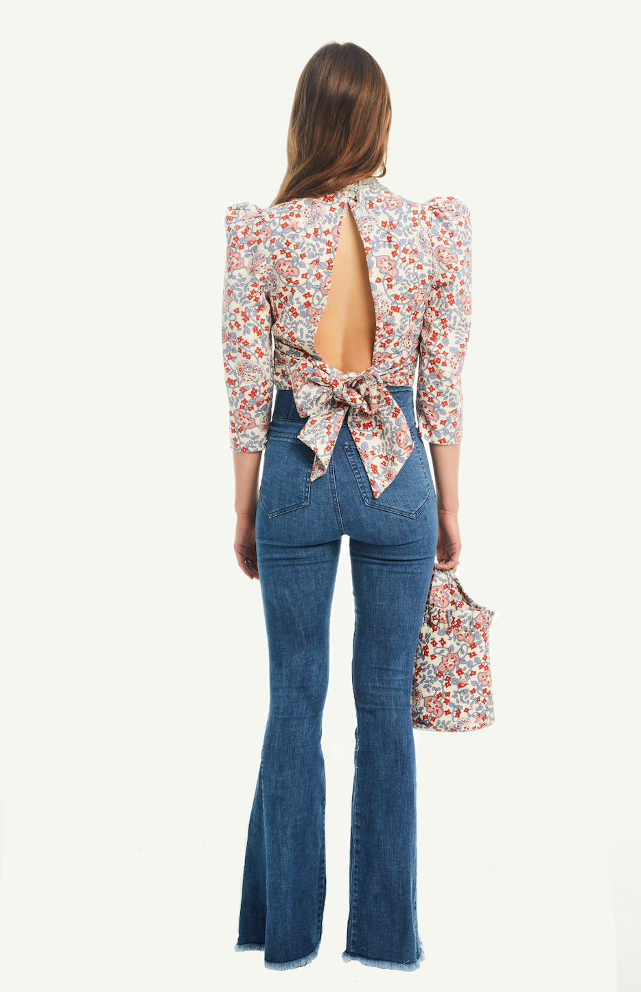 "Pantalone LOLISSIMA zampa jeans - jeans elegante Made in Italy Printemps Collection