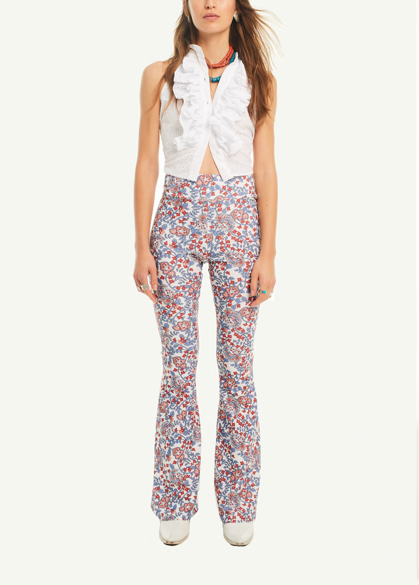 ORCHIDEA top Alessandra Gallo cotone Sangallo Broderie Collection